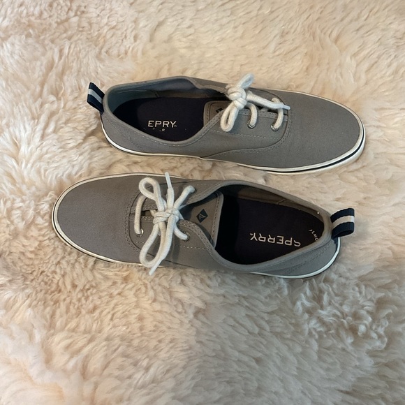 Sperry Top Sider PREP Women's Memory Foam Crest CVO Canvas Shoes STS 84830 SZ8.5 - Picture 3 of 5